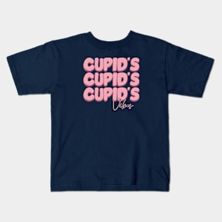 Cupids Vibes Valentines Day Kids T-Shirt